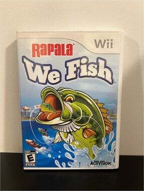 Rapala We Fish - Wii Game Complete With Manual